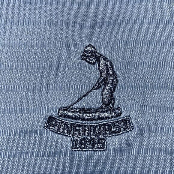 cutter & Buck Carolina blue Pinehurst Putter Boy Golf Polo  shirt L men’s worn - Picture 3 of 5